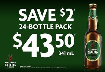 The Beer Store Alexander keith's offer