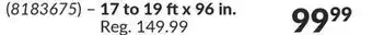 Princess Auto Boat covers 17 to 19 ft x 96 in. offer