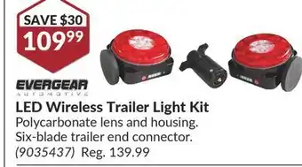 Princess Auto Led wireless trailer light kit offer