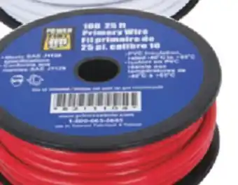 Princess Auto Red 10 gauge 25 ft primary wire offer