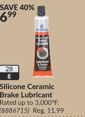 Princess Auto Silicone ceramic brake lubricant offer