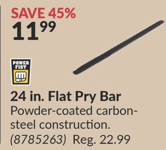 Princess Auto 24 in. flat pry bar offer