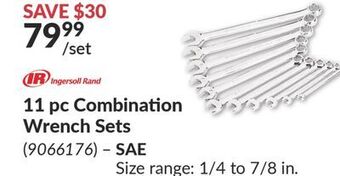 Princess Auto 11 pc combination wrench sets offer