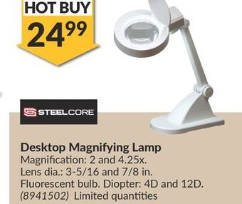 Princess Auto Desktop magnifying lamp offer