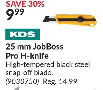 Princess Auto 25 mm jobboss pro h-knife offer