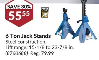Princess Auto 6 ton jack stands offer