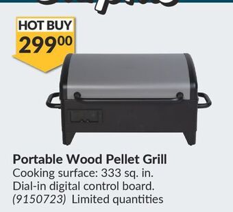 Princess Auto Portable wood pellet grill offer