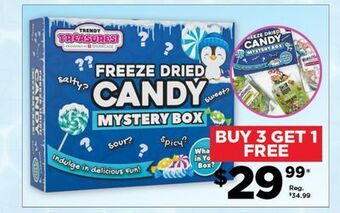 Showcase Trendy treasures candy mystery box offer