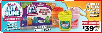 Showcase Lit slime offer
