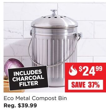 Kitchen Stuff Plus Eco metal compost bin offer