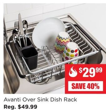 Kitchen Stuff Plus Avanti over sink dish rack offer