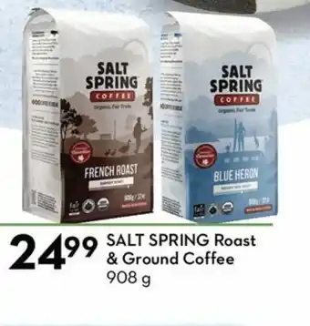 Sobeys Salt Spring Roast & Ground Coffee offer