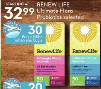 Sobeys Renew Life Ultimate Flora offer