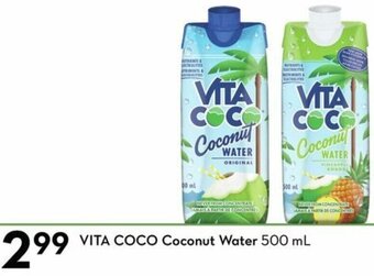 Sobeys Vita Coco Coconut Water offer