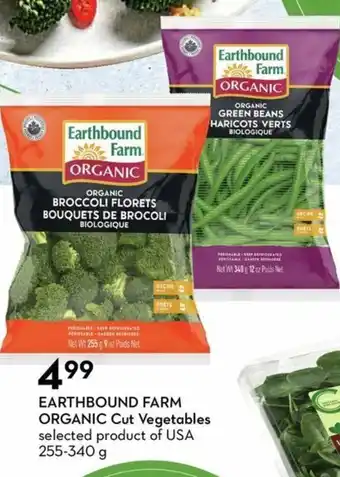 Sobeys Earthbound Farm Organic Cut Vegetables offer