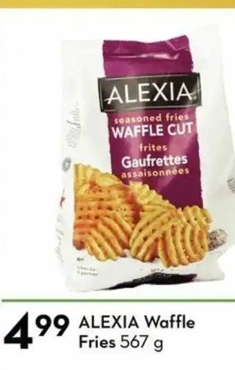 Sobeys Alexia Waffle Fries offer