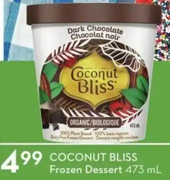 Sobeys Coconut Bliss Frozen Dessert offer
