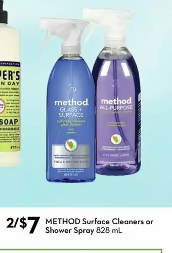 Sobeys Method Surface Cleaners or Shower Spray offer