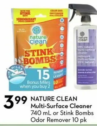Sobeys Nature Clean Multi-Surface Cleaner offer