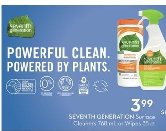 Sobeys Seventh Generation Surface Cleaners offer