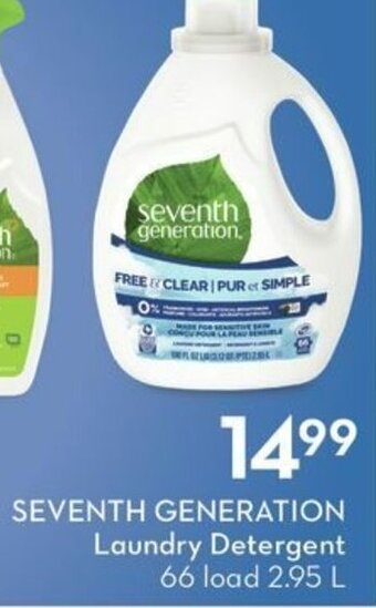 Sobeys Seventh Generation Laundry Detergent offer