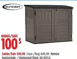 Canadian Tire Horizontal Shed. 60-3517-0. offer