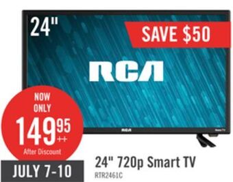 The Brick Rca 24 720p hd roku smart television - rtr2461-ca offer