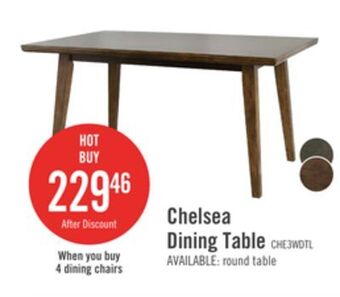 The Brick Chelsea dining table offer