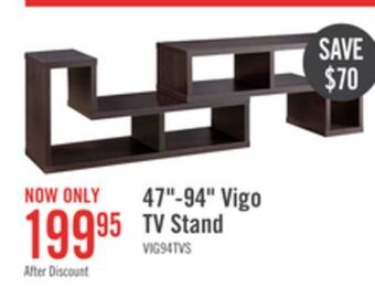 The Brick Vigo 47-94 tv stand offer