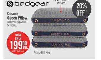 The Brick Bedgear cosmo 1.0 pillow - stomach sleeper offer