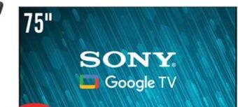 The Brick Sony bravia 75 x80k 4k hdr led smart google tv offer
