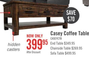 The Brick Casey coffee table offer
