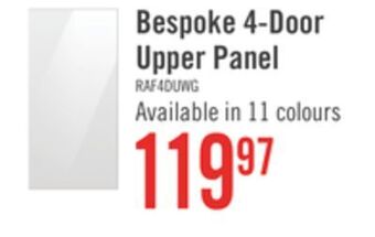 The Brick Samsung bespoke 4-door french-door refrigerator top panel - ra-f18du412/aa offer
