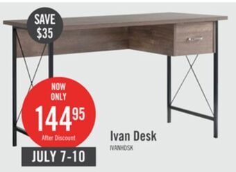 The Brick Ivan desk offer