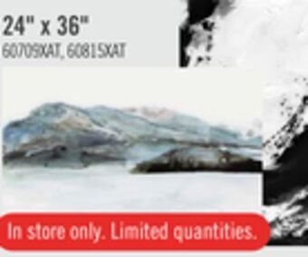 The Brick 24 x 36 assorted wall art offer