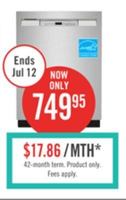 The Brick Maytag front-control dishwasher with dual power filtration - mdb4949skz offer