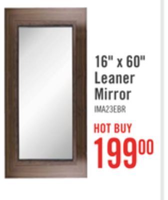 The Brick 16 x 60 leaner mirror offer