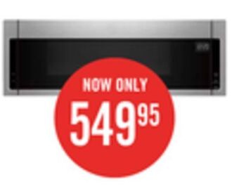 The Brick Whirlpool 1.1 cu. ft. low-profile microwave hood combination ywml55011hs offer