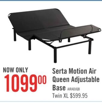 The Brick Serta motion air queen adjustable base offer