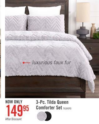 The Brick Tilda 3-piece full/queen comforter set offer