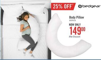 The Brick Bedgear body pillow offer