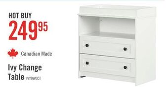 The Brick Ivy changing table offer