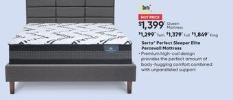 Sleep Country Serta® perfect sleeper elite percevall mattress offer