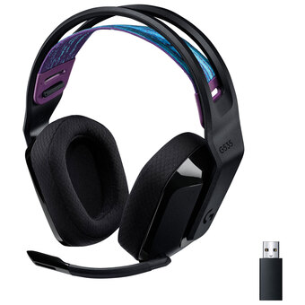 Best Buy Logitech g535 lightspeed wireless gaming headset - black offer