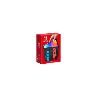 Best Buy Refurbished (excellent) - nintendo switch (oled model) console - neon red/blue offer