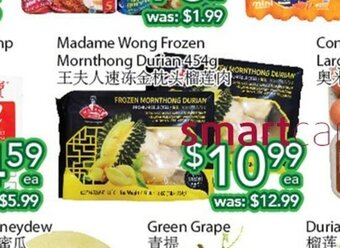 Ample Food Market Madame Wong Frozen Mornthong Durian offer