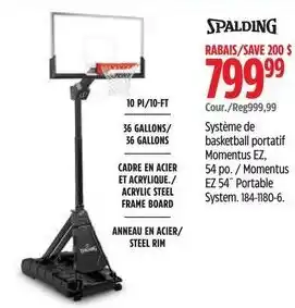 Canadian Tire Momentus EZ 54" Portable System. 184-1180-6. offer