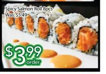 Ample Food Market Spicy Salmon Roll 8 pcs offer