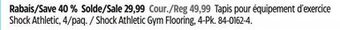Canadian Tire Shock Athletic Gym Flooring, 4-Pk. 84-0162-4. offer