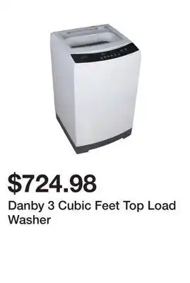 Wayfair Danby 3 cubic feet top load washer offer